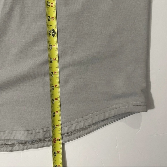 BYLT Premium Basics Men’s 2XL Long Sleeve Drop-Cut Gray T-Shirt - Picture 6 of 6